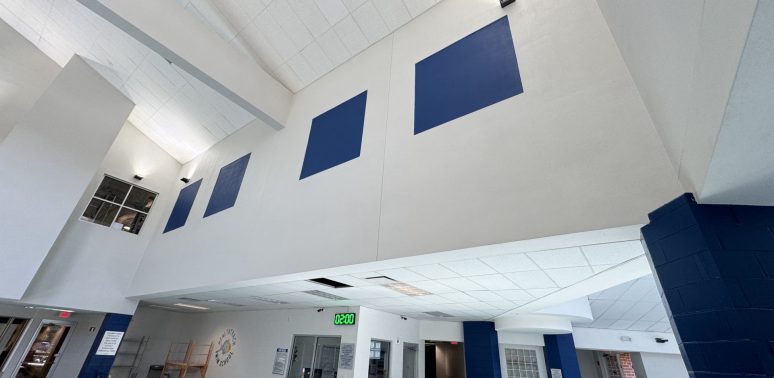 apartment pool area painting glen ellyn