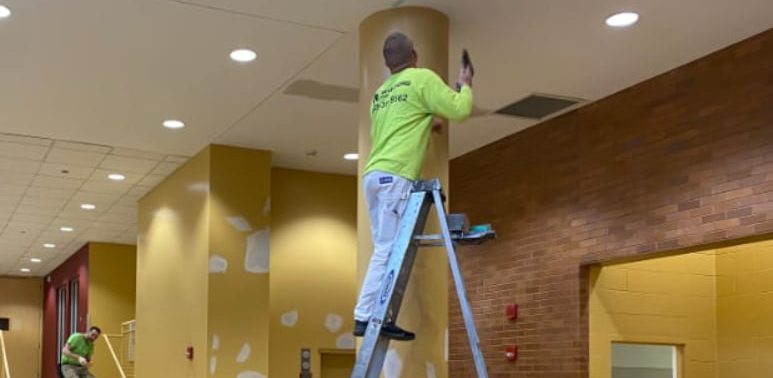 ceiling repainting painter