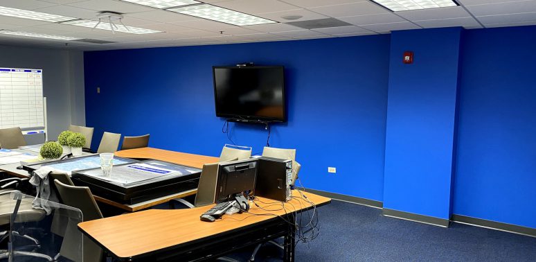 chevrolet dealership interior painting naperville