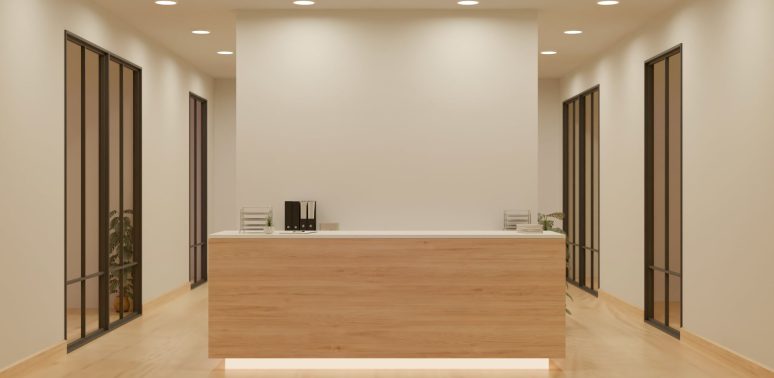 clinic looby repainting