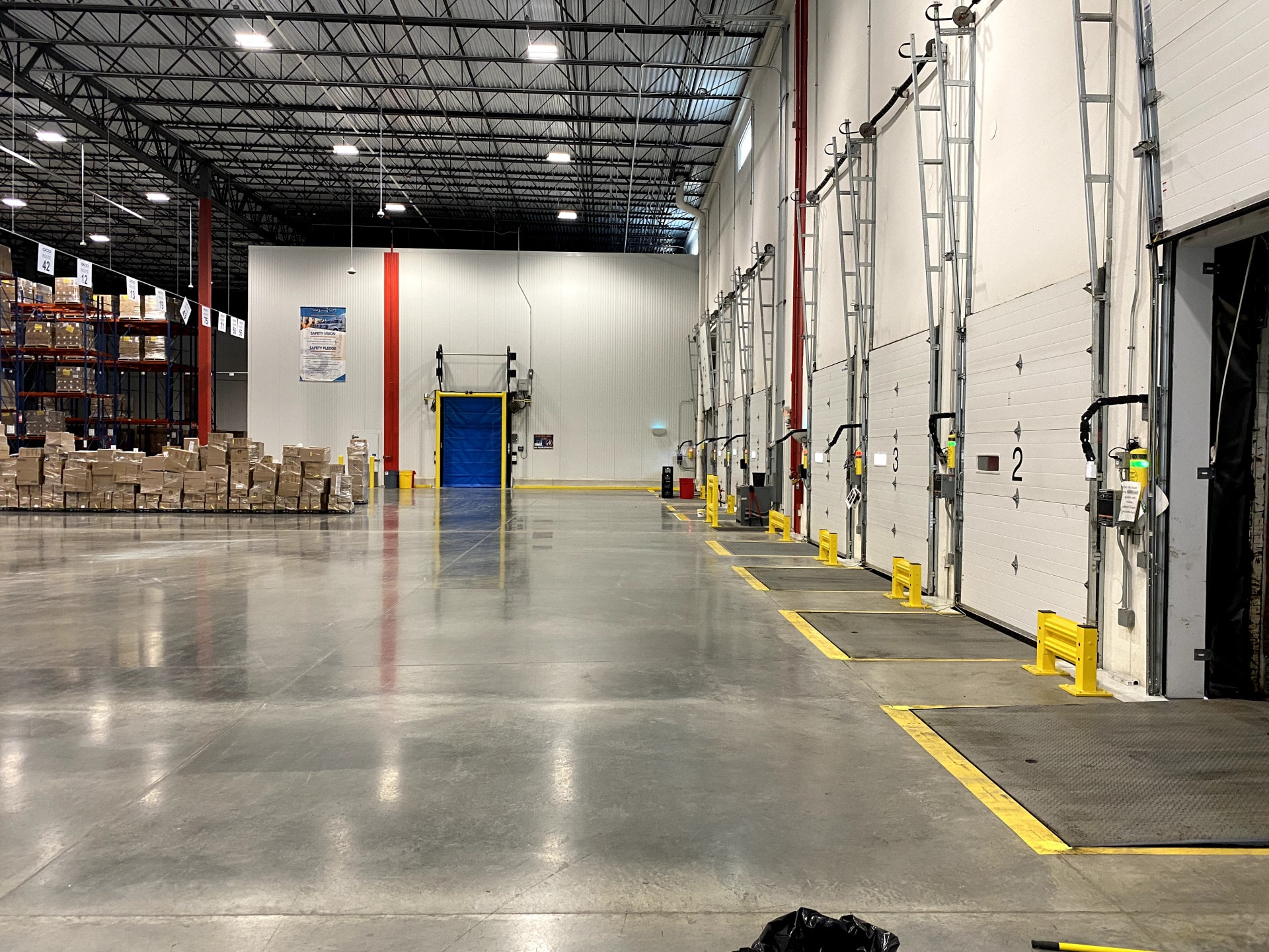cold storage warehouse interior painting romeoville