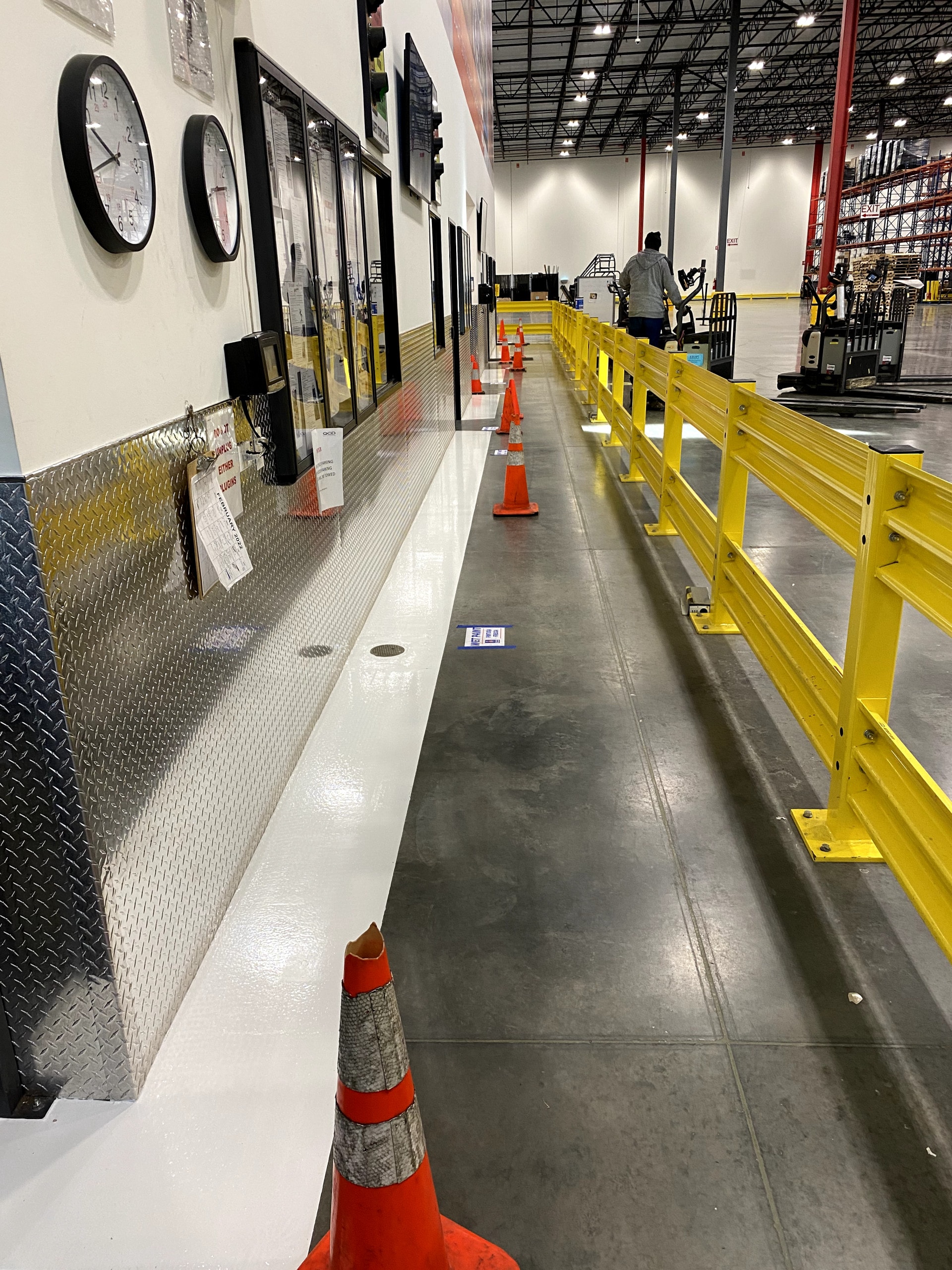 cold storage warehouse interior painting romeoville