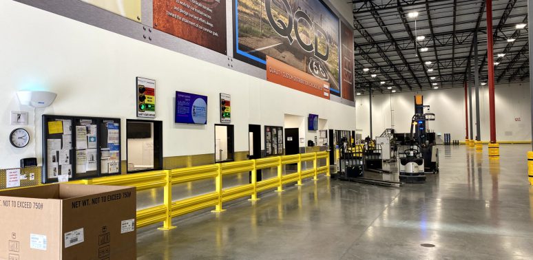 cold storage warehouse interior painting romeoville