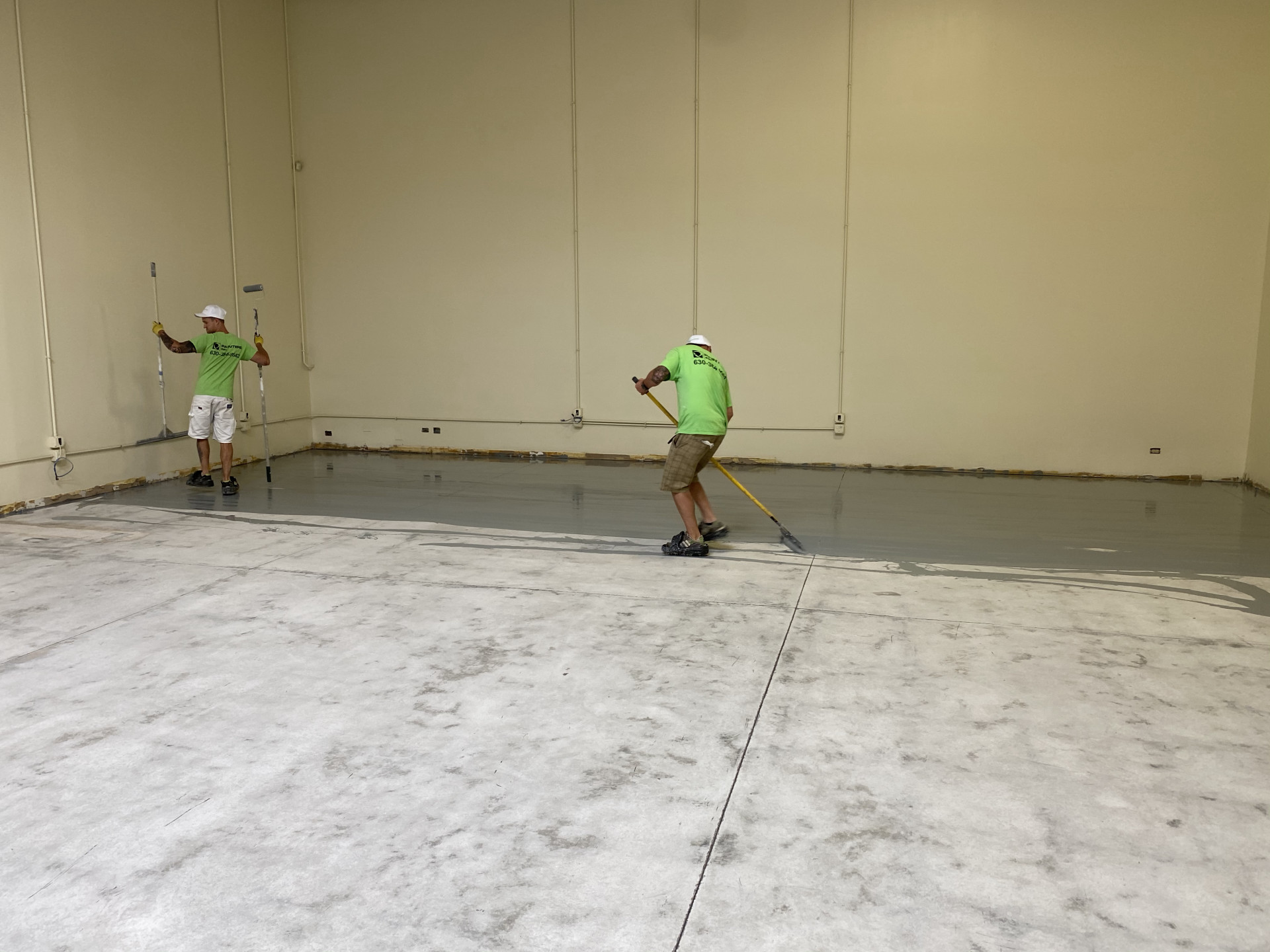 commercial warehouse interior office painting bloomingdale