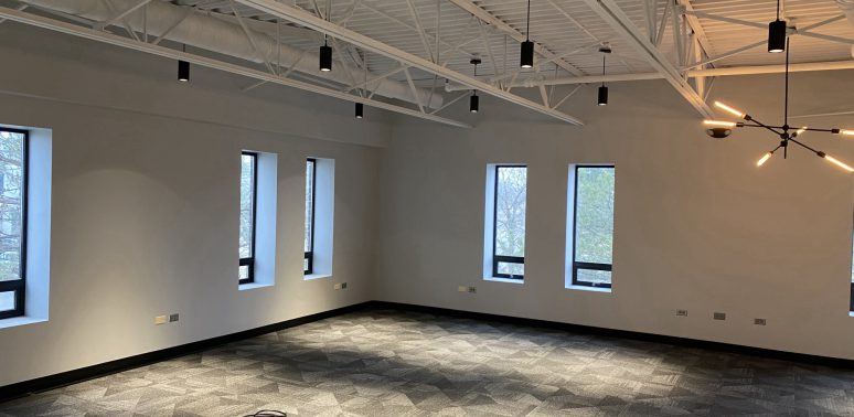 commercial warehouse interior office painting roselle