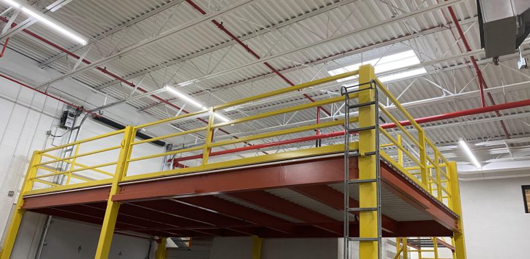 commercial warehouse interior office painting roselle
