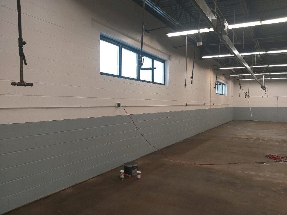 commercial warehouse interior painting bensenville