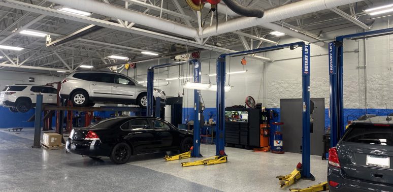 dealership auto repair shops interior painting naperville