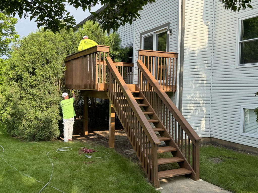 deck staining geneva