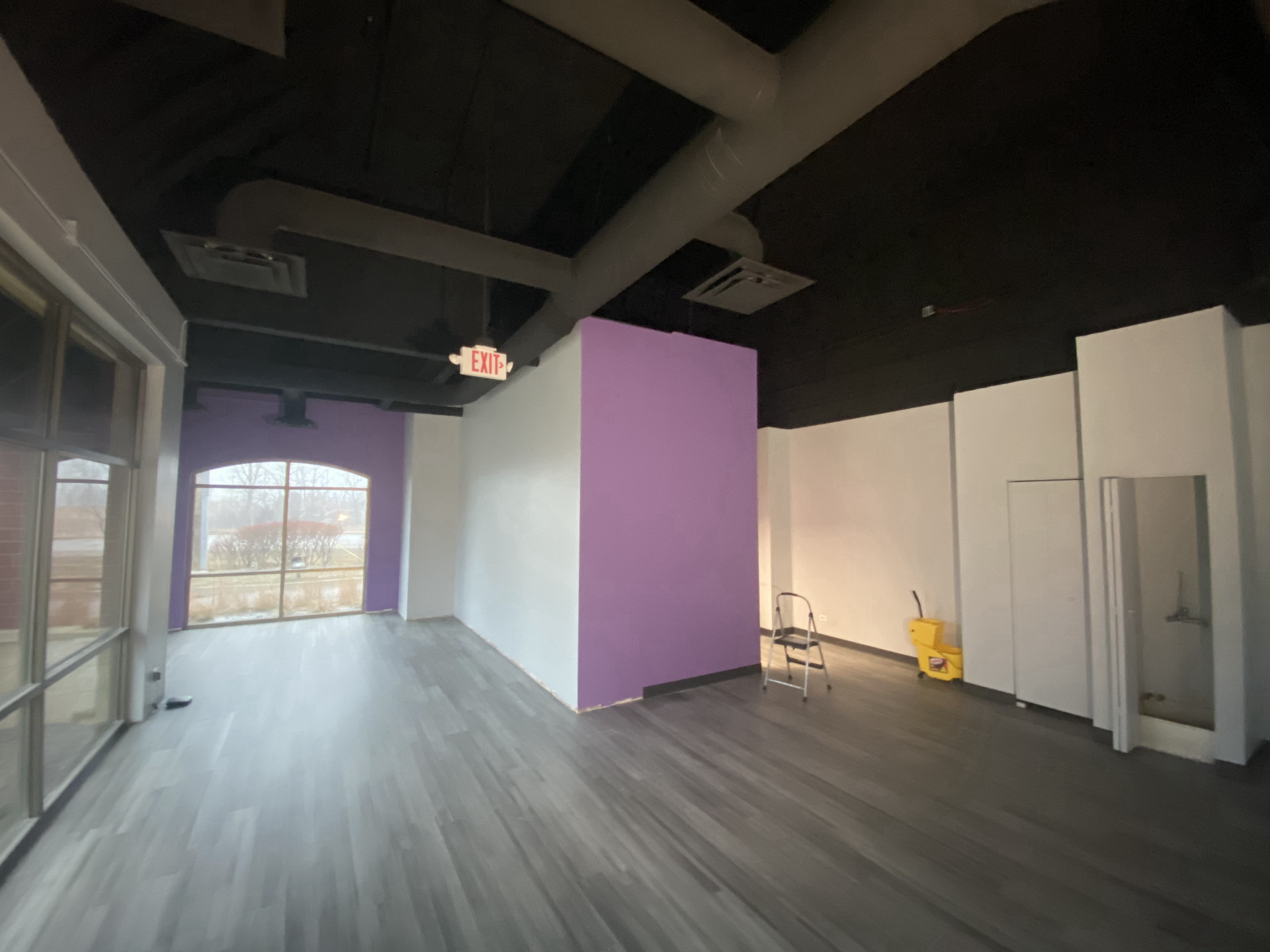 gym interior painting libertyville