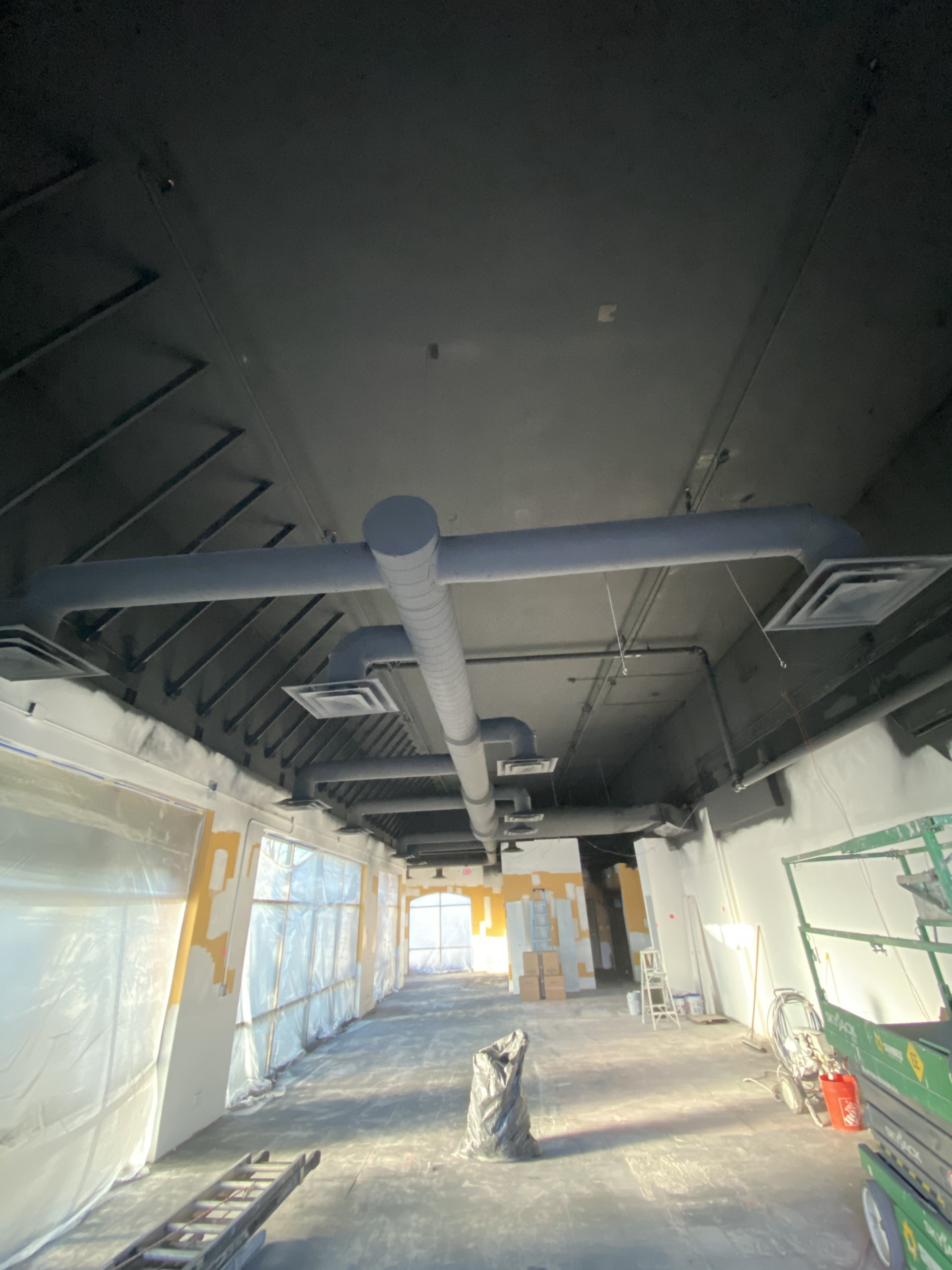 gym interior painting libertyville