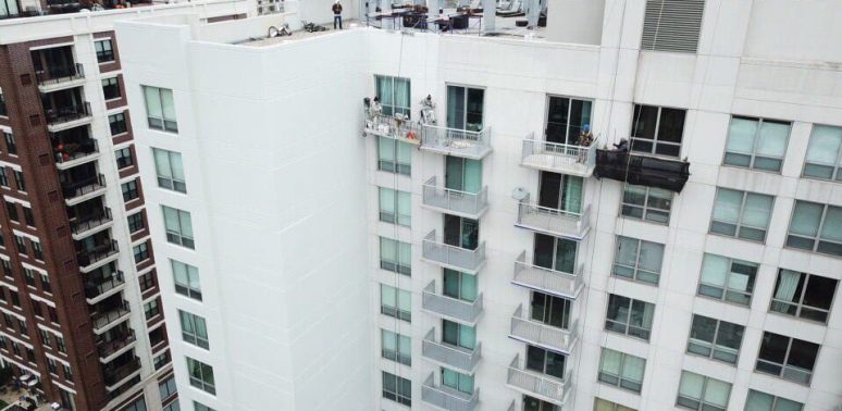 high rise apartament painting chicago