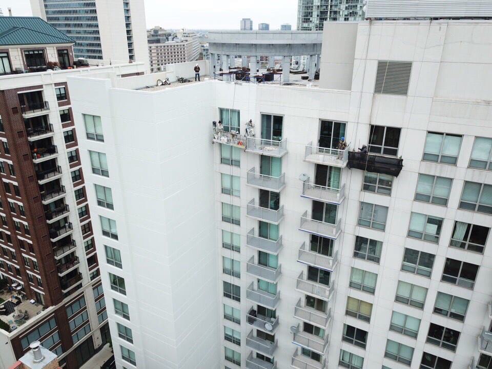 high rise apartament painting chicago