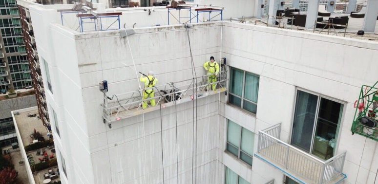 high rise apartament painting chicago