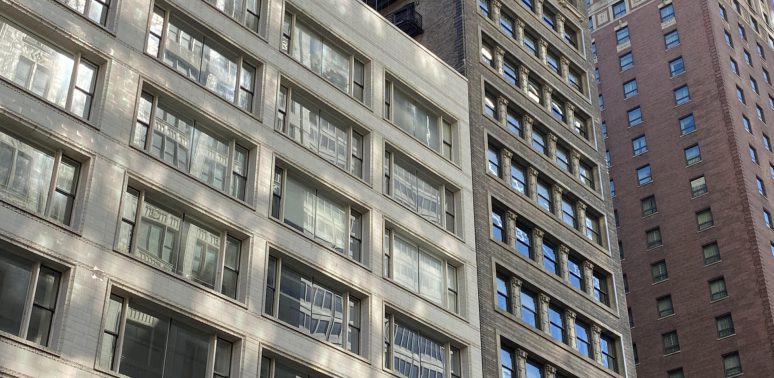 high rise building balconies painting chicago