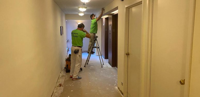 hoa apartment corridor painting deerfield