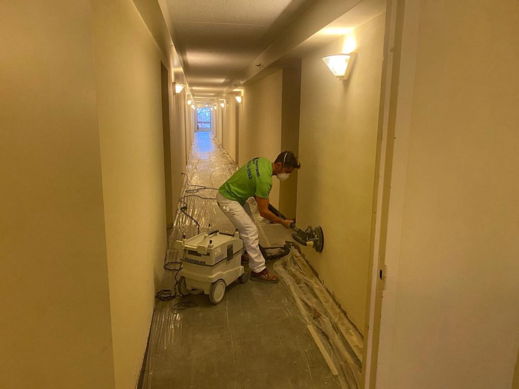 hoa apartment corridor painting deerfield