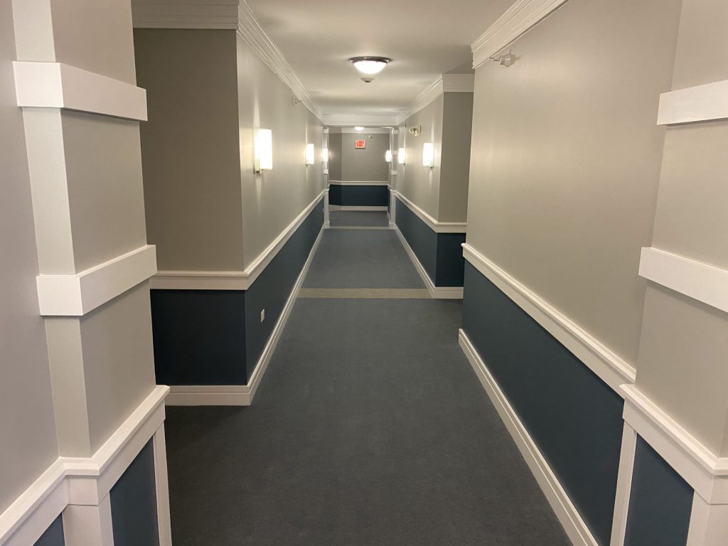 hoa apartment hallway painting deerfield