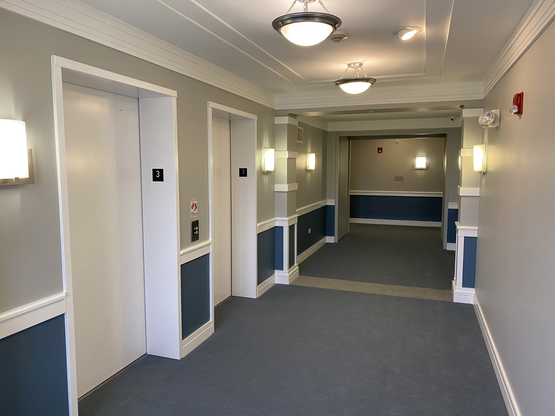 hoa apartment hallway painting deerfield