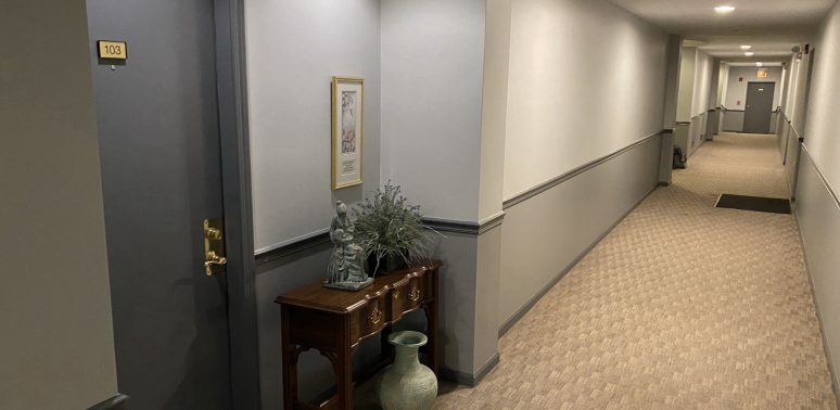 hoa apartment hallway painting wheaton