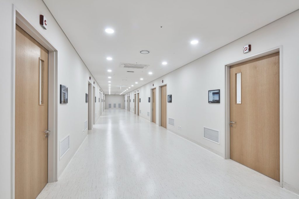 hospital hallway painting