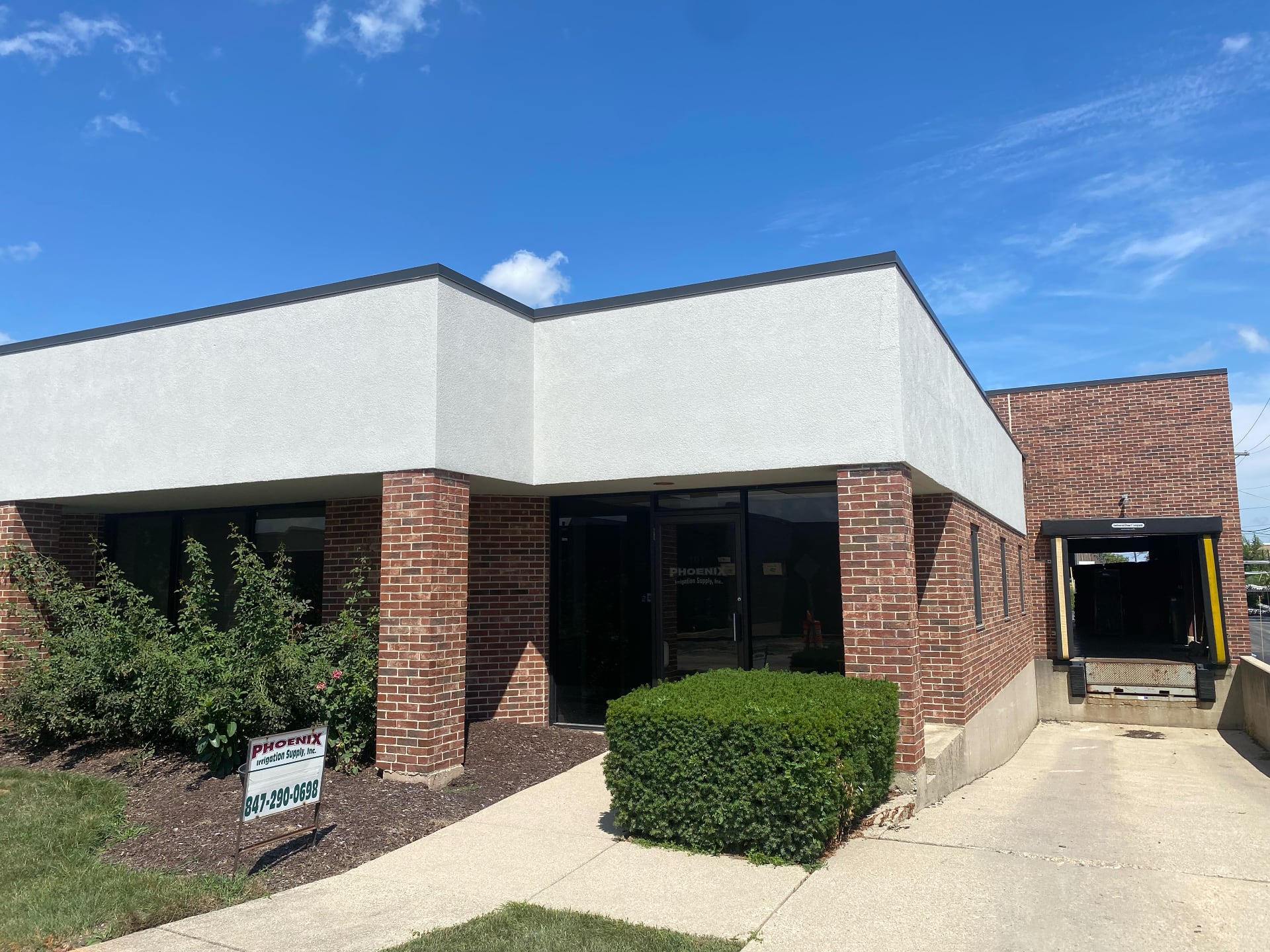 office building stucco painting