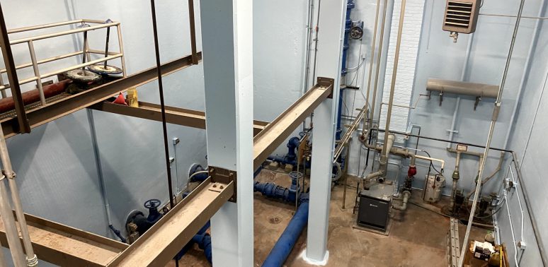 pumping station interior painting morton grove