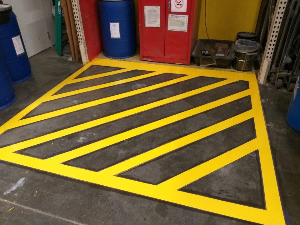 store interior floor painting alsip