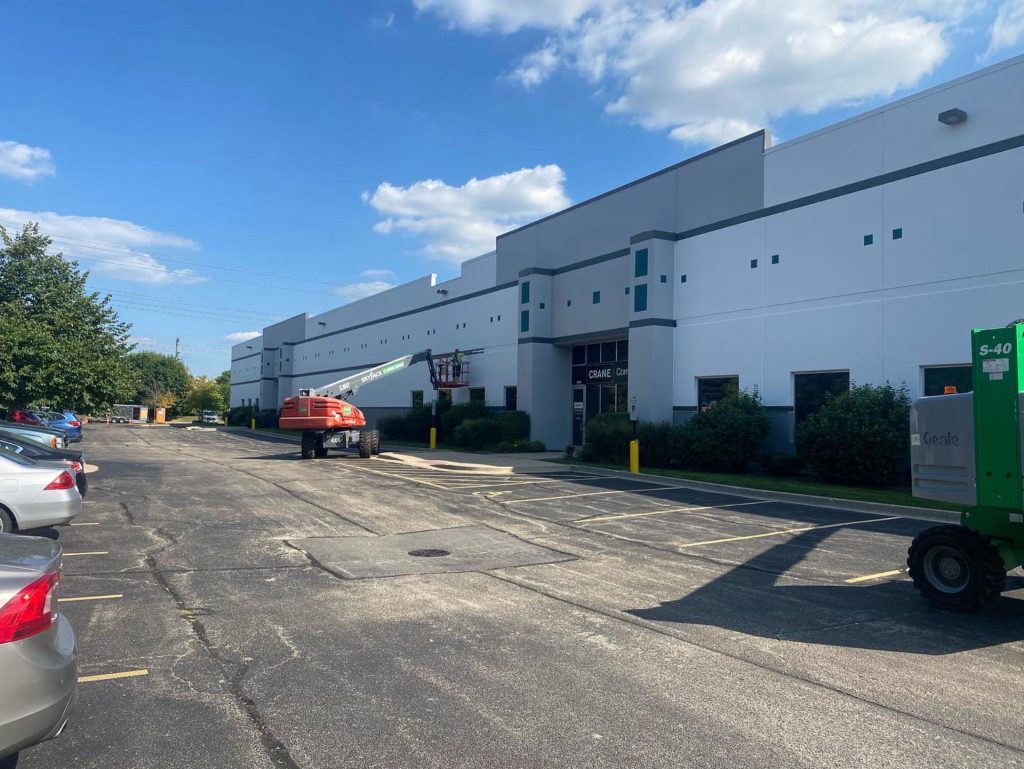 warehouse exterior painting bolingbrook