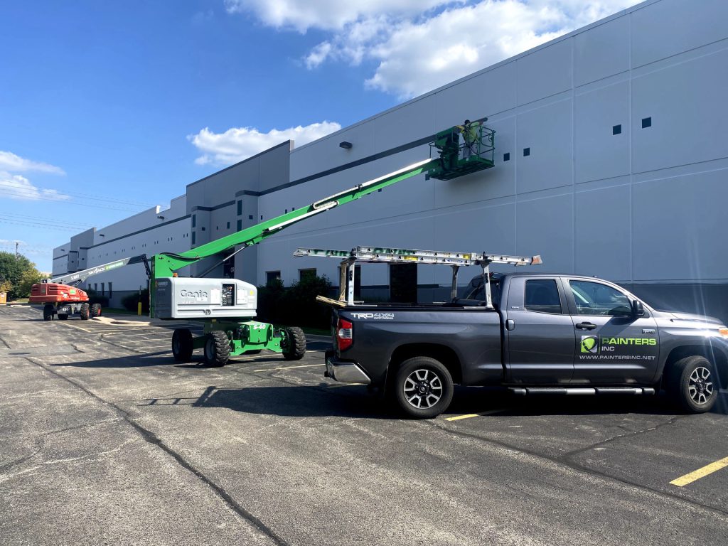 warehouse exterior painting bolingbrook