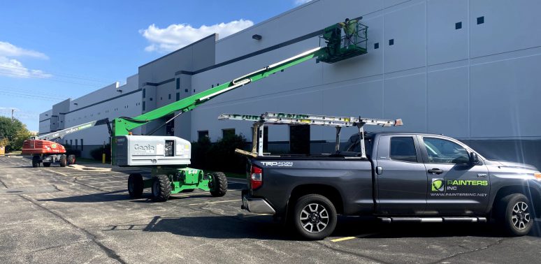 warehouse exterior painting bolingbrook