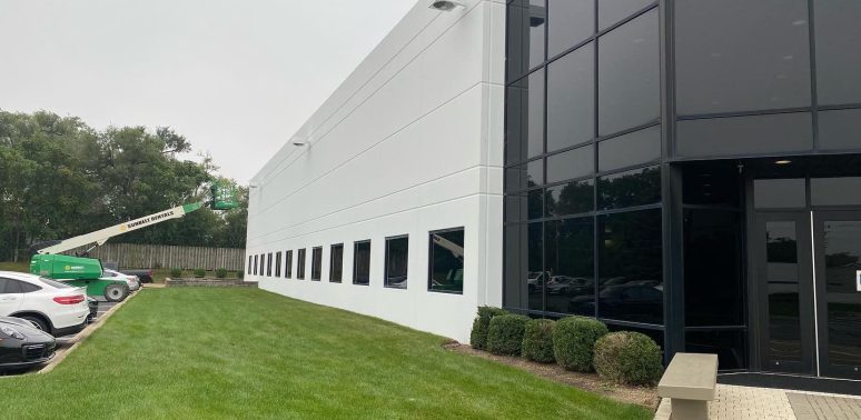 warehouse exterior painting carol stream