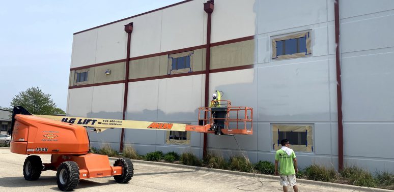 warehouse interior exterior painting oswego