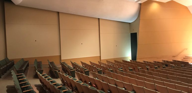 wheaton college auditorium painting